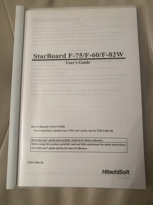 Quadro interativo Hitachi como novo