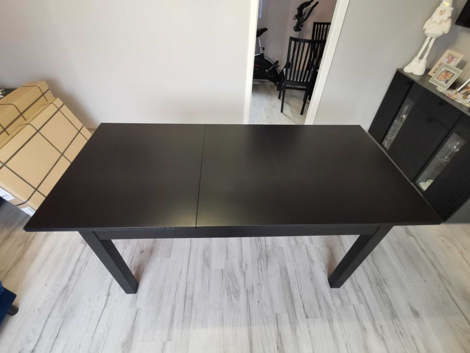 Stół rozkładany IKEA Bjursta wenge 140x84