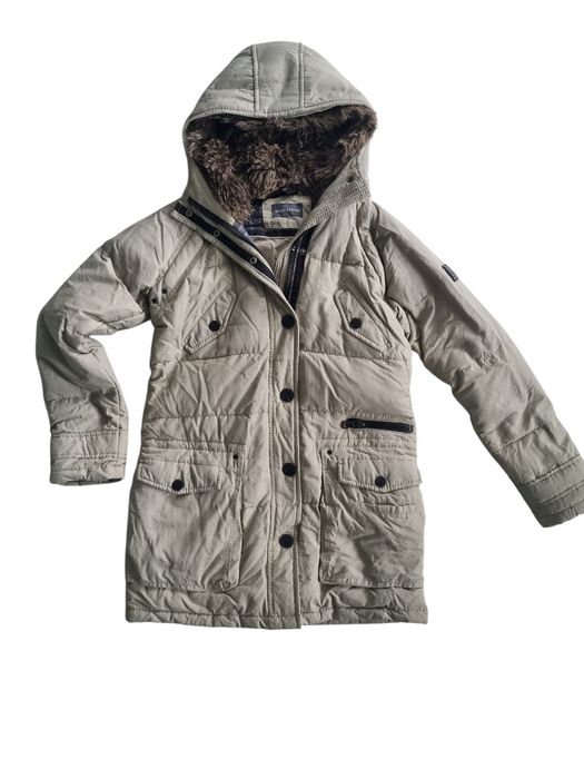 Bezowa ciepla kurtka płaszcz marc o'polo Rozmiar L 40