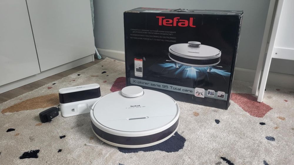 Tefal X-plorer serie 95, total care, robot sprzątający (odkurzanie + m