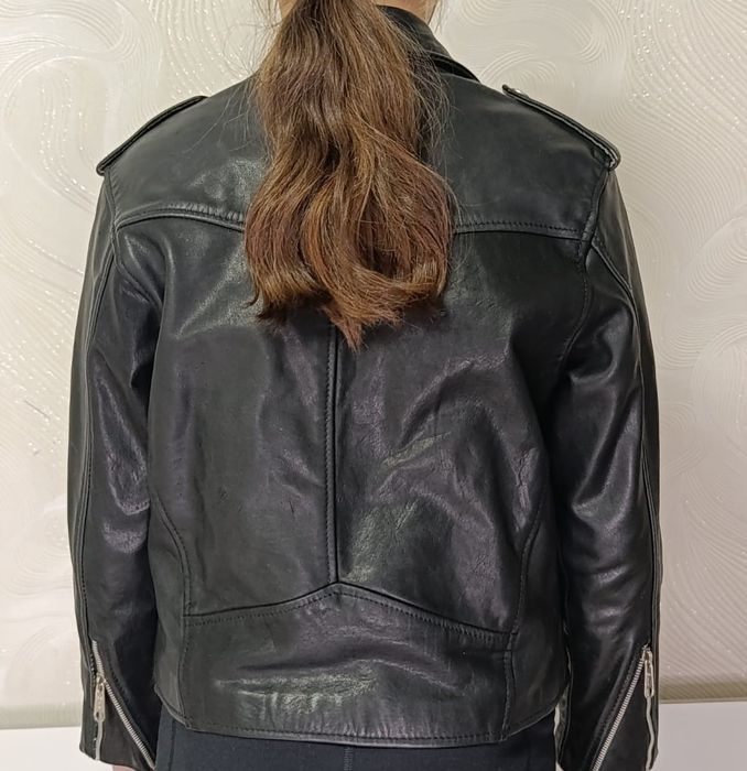 Шкіряна підліткова косуха XS