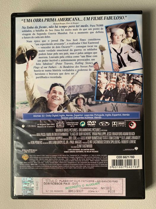 [DVD] Flags of Our Fathers (As Bandeiras dos Nossos Pais)