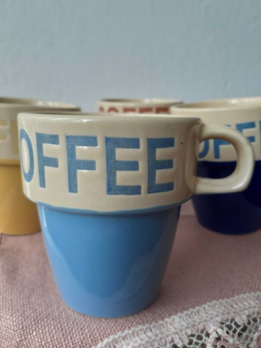 Kubki porcelit z logo  coffee