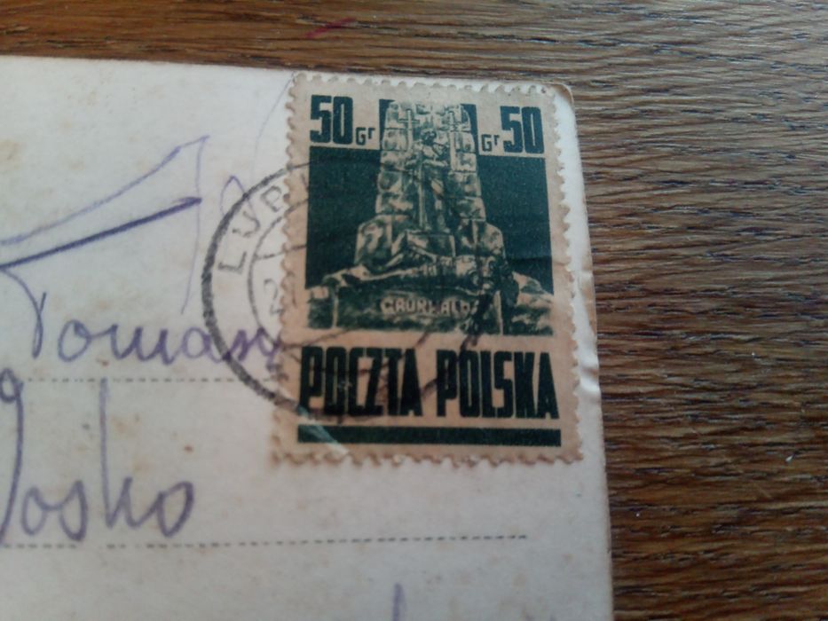 Rzadka pocztówka PRL Baranowice dworzec kolejowy