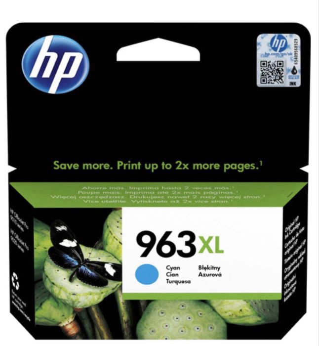 HP 963XL (3JA27AE) tusz niebieski oryginalny 20,5 ml