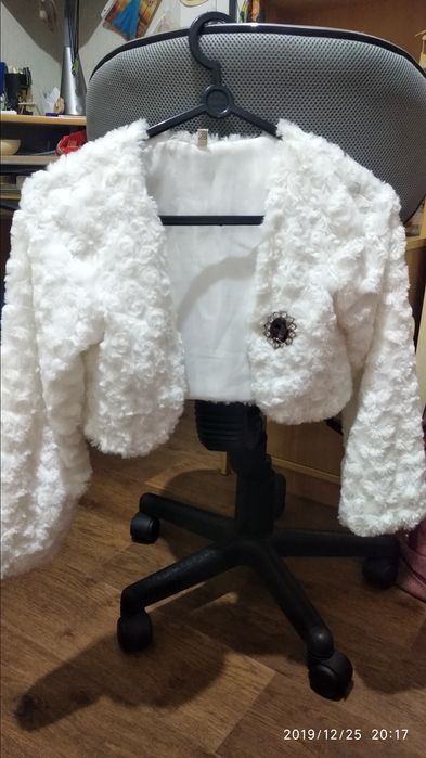 Шубка на праздник для девочки