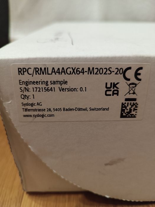 SYSLOGIC RPC/RMLA4AGX64 NVIDIA Jetson Orin  NX Rugged Computer AI