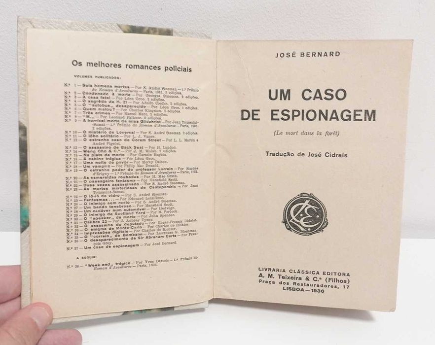 Um Caso de Espionagem, de José Bernard