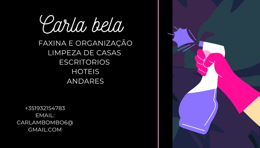 Limpezas serviços domésticos