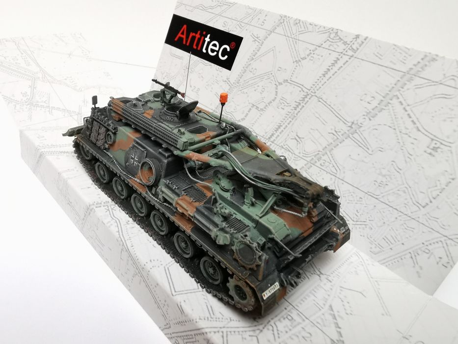 Wóz techniczny ratowniczy armii Niemiec Bundeswery minitanks H0 Artite