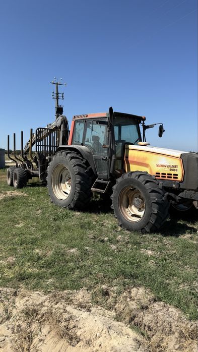 Valtra 8150s com reboque florestal costa