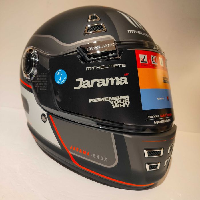 Capacete MT Jarama integral clássico vintage mota novo