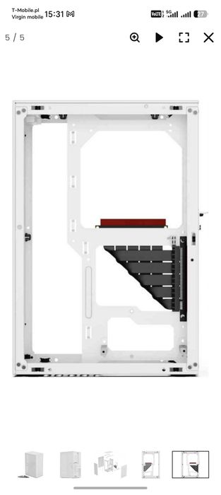 Obudowa SFF ssupd meshicious - raiser pcie 4.0