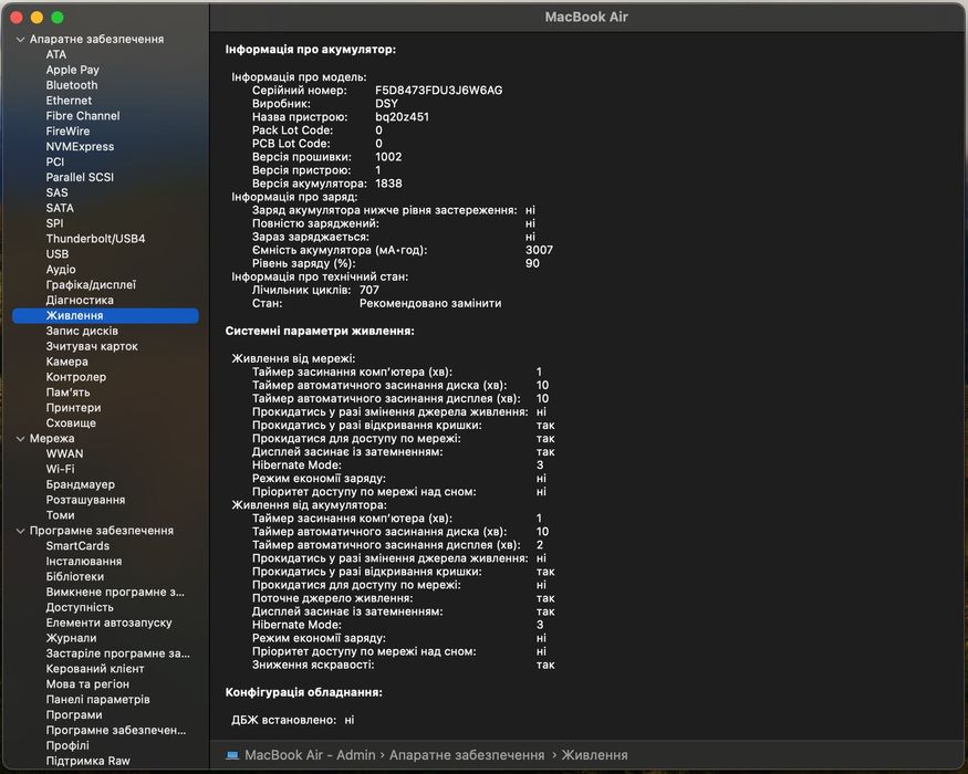 Apple MacBook Air 13" 2018, 8Gb/256Gb Space Gray