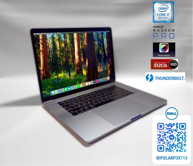 *️⃣Apple MacBook Pro A1990 i7/32GB_RAM/512G_SSD/Radeon 560X 4GB/TBD/We