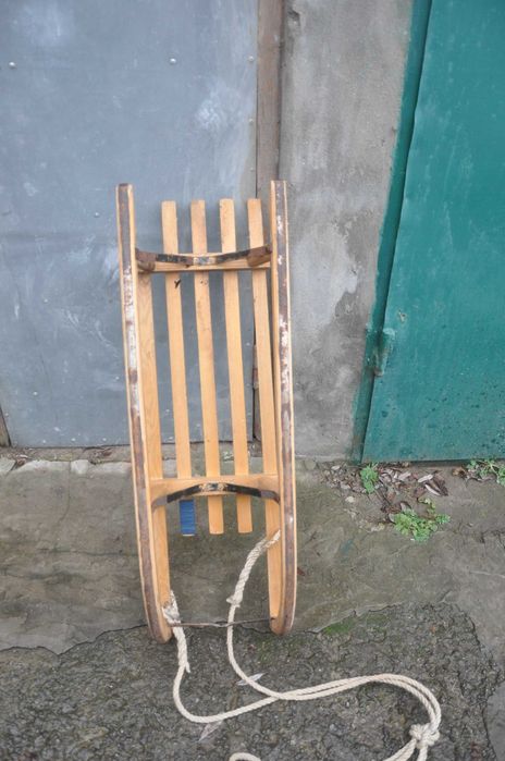 Санки деревянные