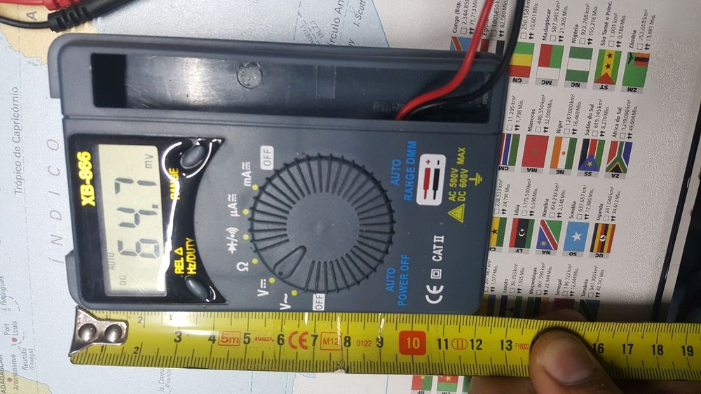 Mini multimetro de bolso