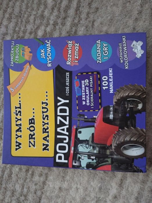 Wymyśl narysuj zrób Pojazdy/książka dla dzieci/ wyd. OLESIEJUK