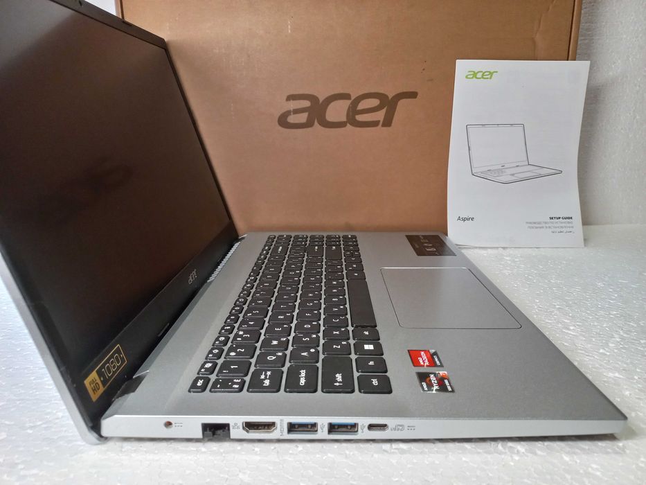 Игровой СВЕЖАК 2025!!  ACER A315 / RYZEN 7" 5700U на 16" ЯДЕР / 16 RAM / КОМПЛЕКТ + ЗСУ Подарки!!