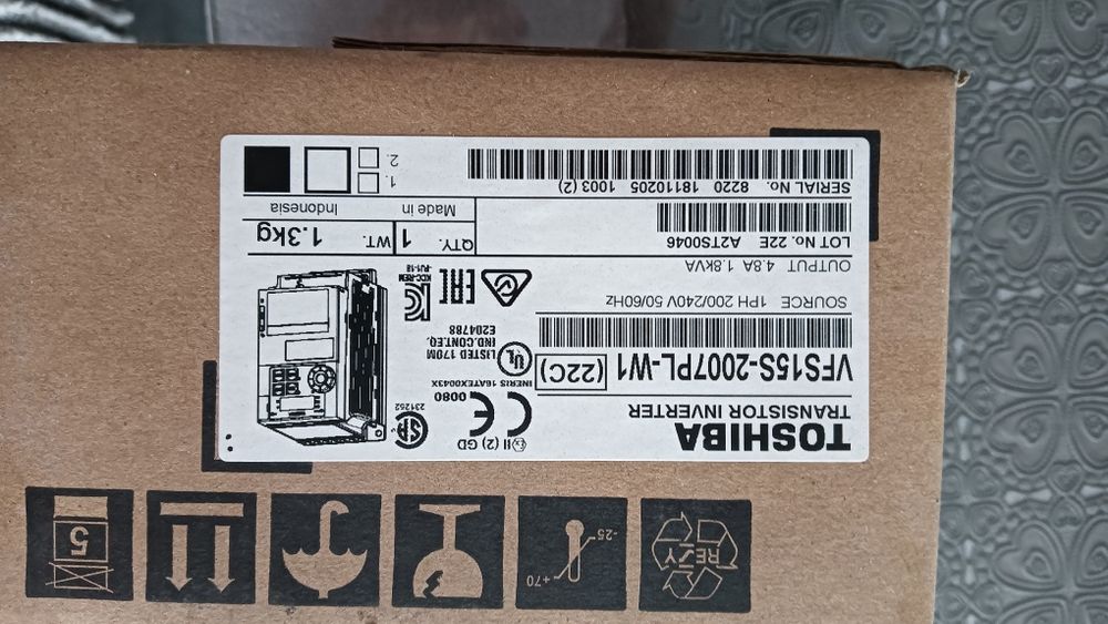 Toshiba VF S15 2007PL 0,75kW