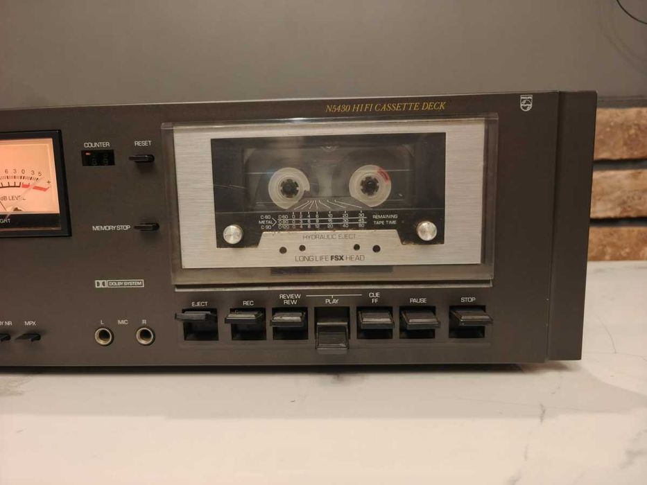 PHILIPS N5430 ! Porządny magnetofon kasetowy