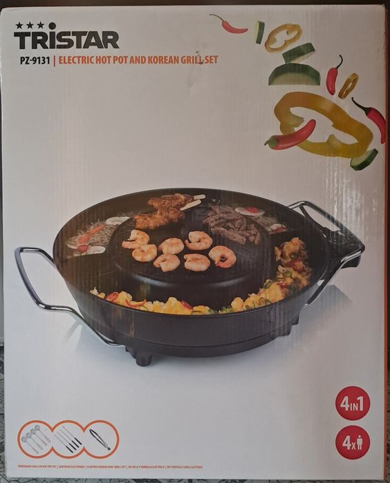 Elektryczny Koreański Grill 1800W 36cm TRISTAR