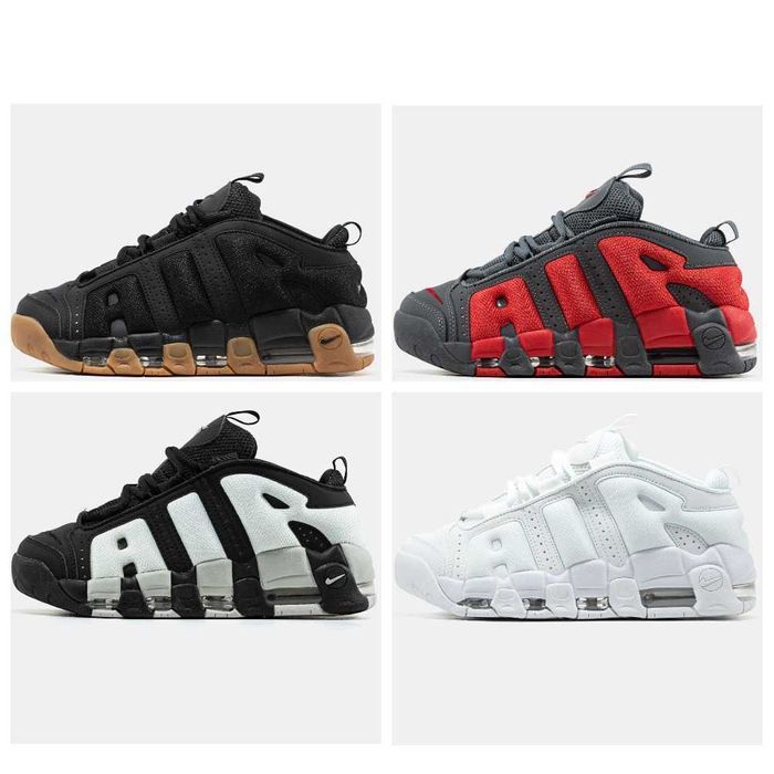 Низкие кроссовки Nike Air More Uptempo Low найк аір море аптемпо 36-45