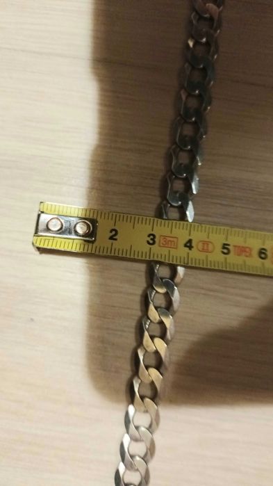 Gruby Łańcuch  PANCERKA  Srebro pr.925