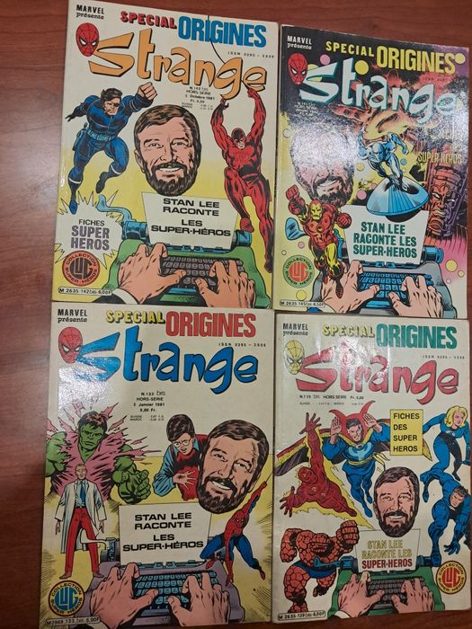 Lote de 4 Strange Special Origines