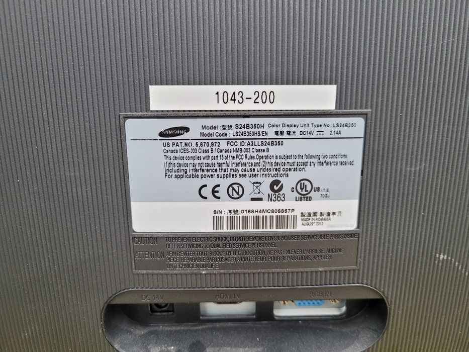 Monitor Samsung S24B350