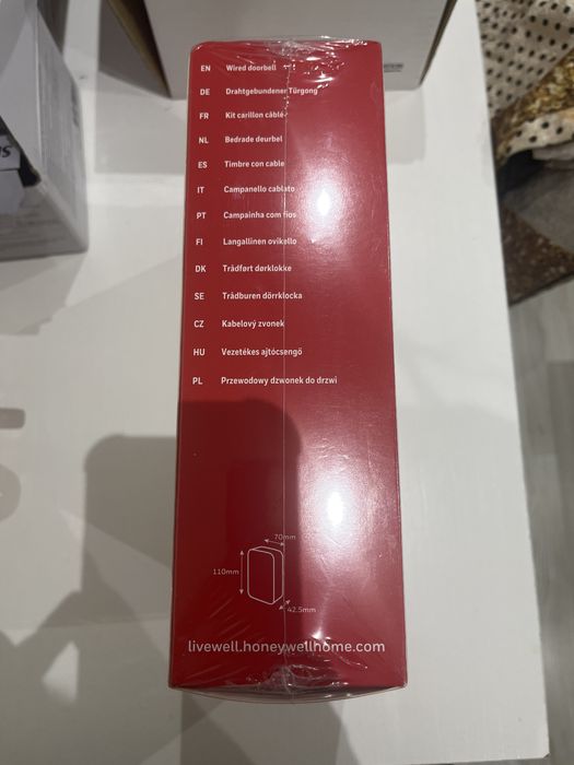Honeywell Home Series 3 - przewodowy dzwonek do drzwi