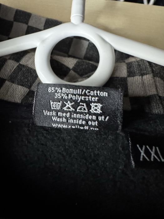 Volvo męska czarna bluza z kapturem rozsuwana oversize XXL
