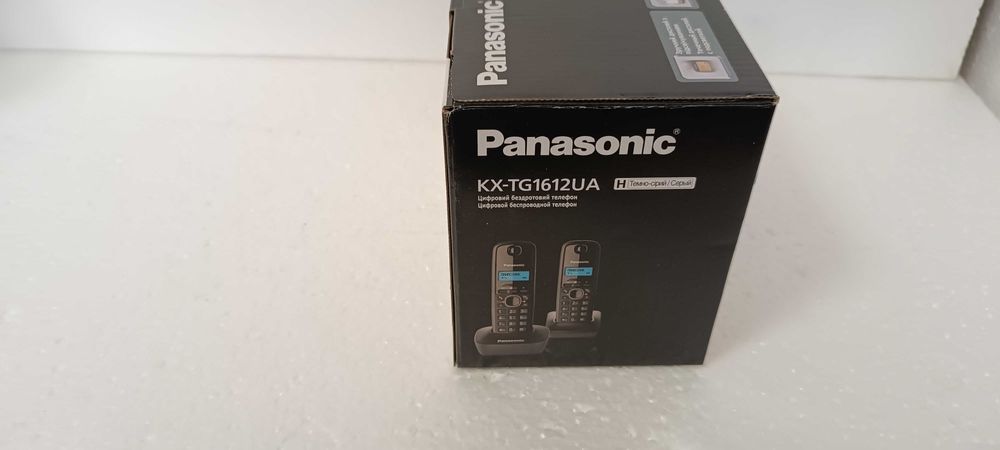 Бездротовий телефон/радіотелефон Panasonic KX-TG1612UA 2 трубки Новий