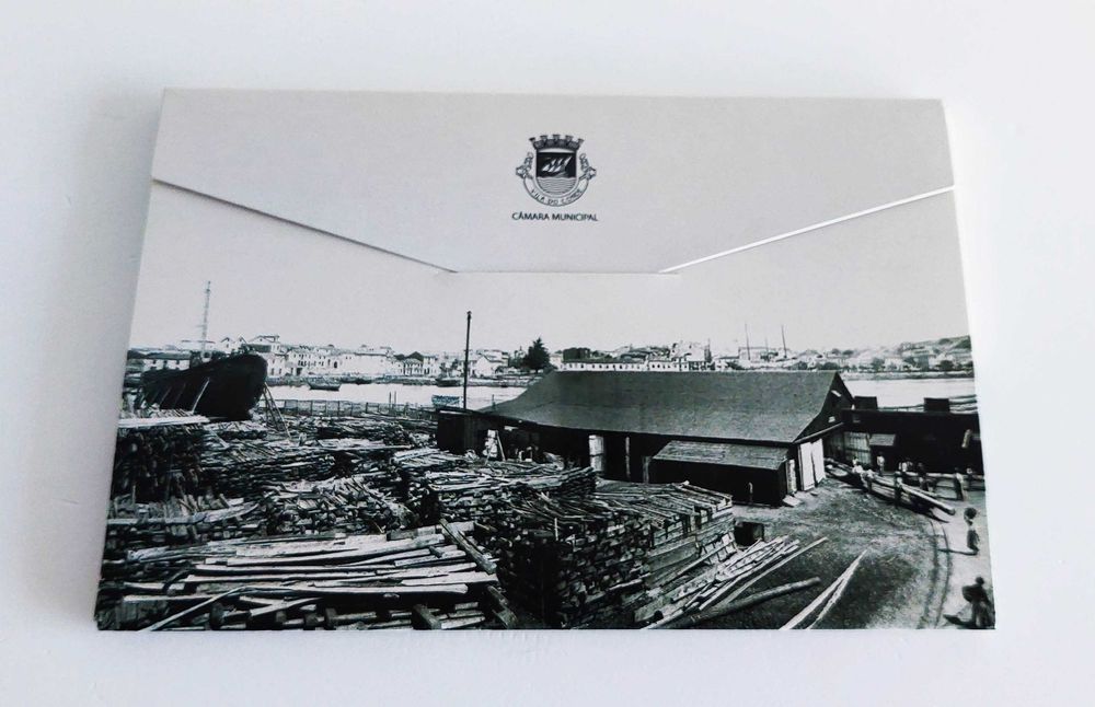 Postais sobre a construção naval em madeira em Vila do Conde