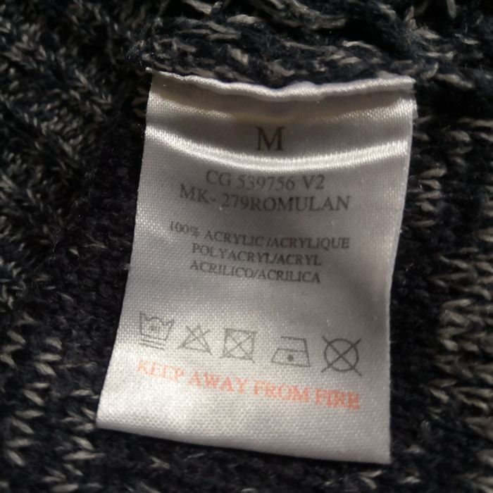 Sweter męski granat - szary