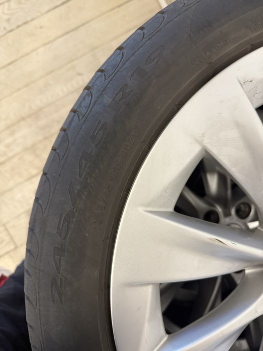 Jantes tesla model s 19” com pneus
