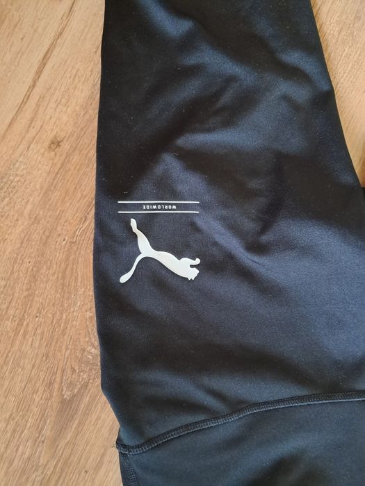 Czarne legginsy damskie PUMA M