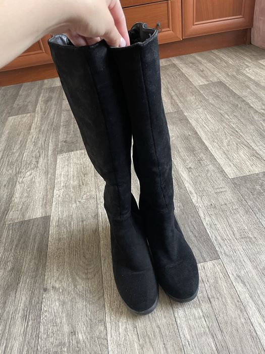 Замшеві Зимові сапоги