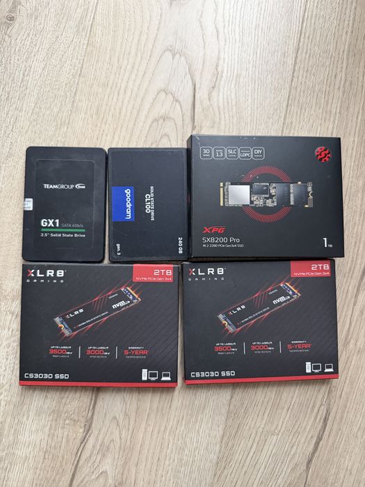 SSD диск PNY XLR8 CS3030 2TB 1TB  M. 2 xpg 8200