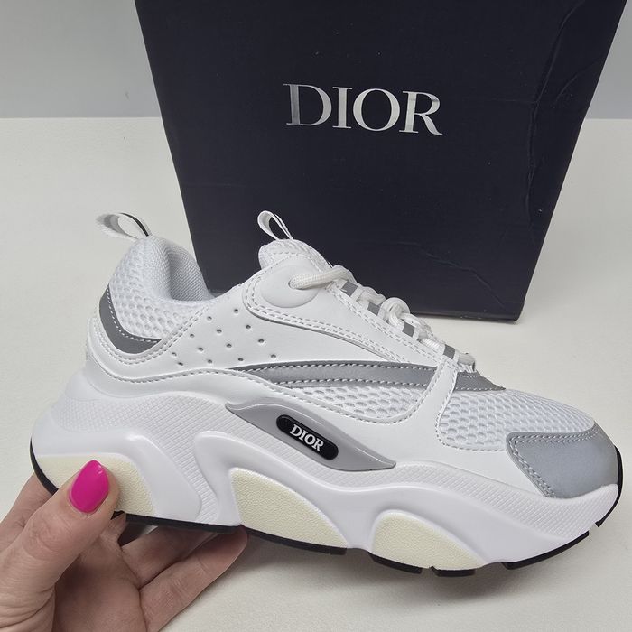 Buty sportowe inspirowane modelem CD B22 biało-srebrne rozm. 37