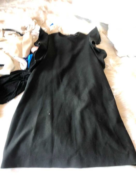 vestido zara preto tamanho s