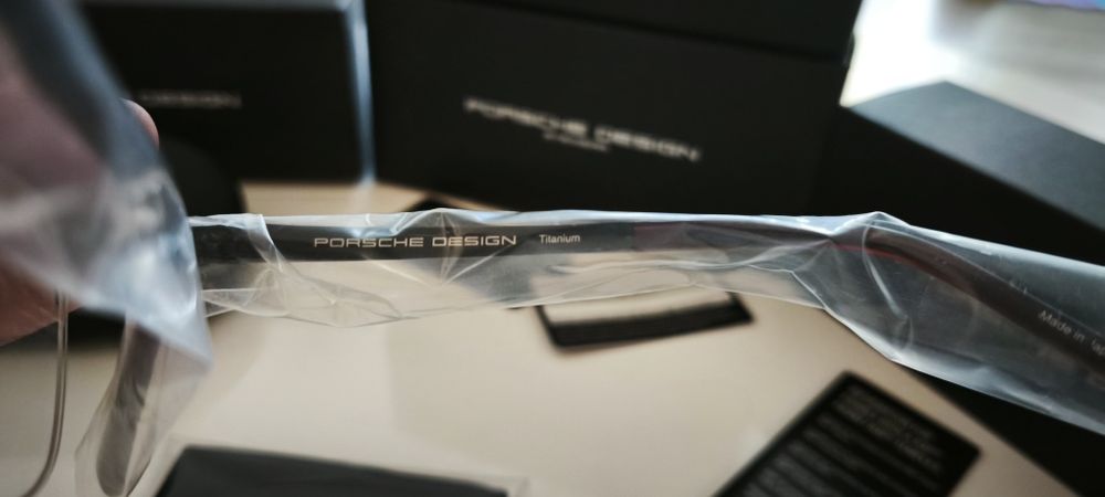 Oprawki Porsche Design P '8322 kolor A, nowe, pełen zestaw.
