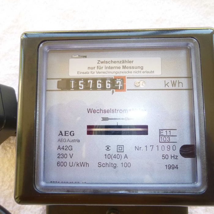 Medidor / contador da luz AEG, 230V 10(40)A