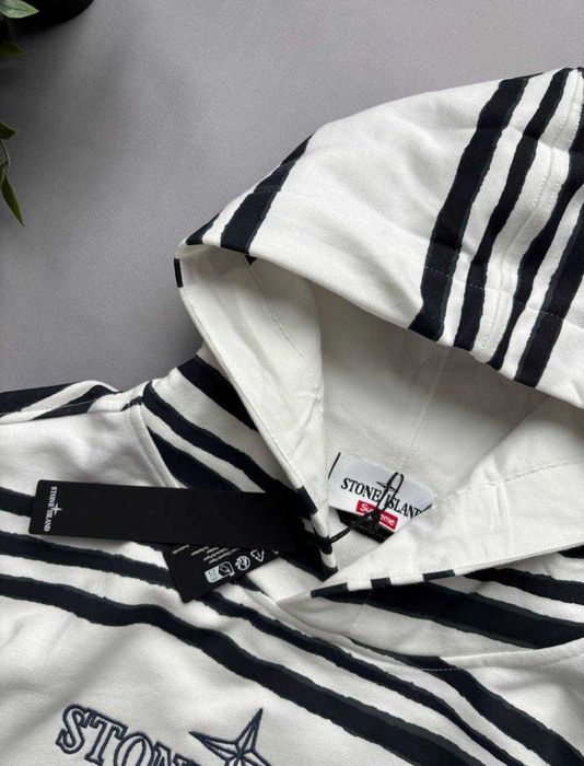 Худі Stone Island x Supreme / худак стон айленд супрім