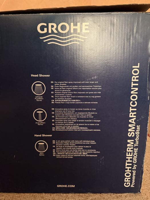 Душовий комплект GROHE Grohtherm SmartControl 34706000