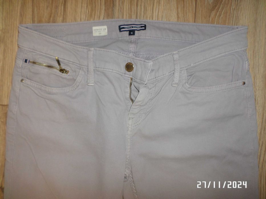 firmowe damskie spodnie-TOMMY HILFIGER-10-S/M