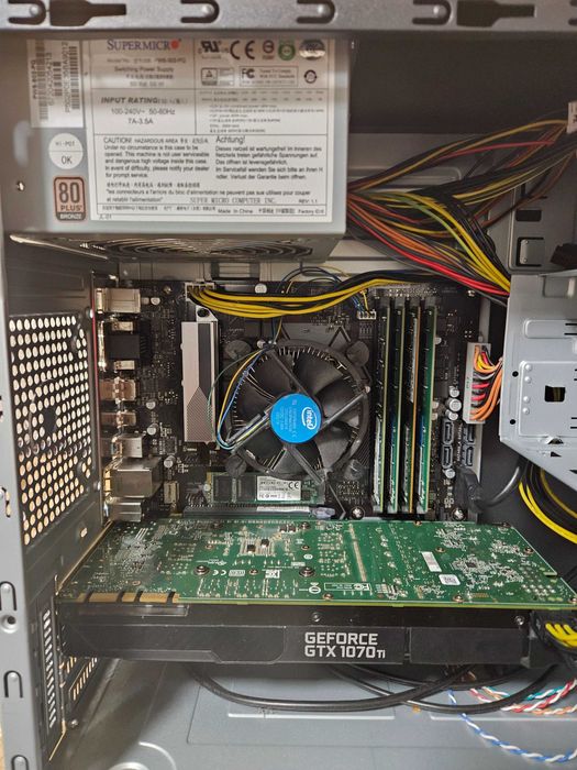 Игровой компьютер i5 8400 gtx 1070 ti 8 gb 16 gb ddr 4 256 gb ssd