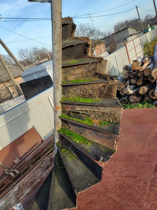 Металеві сходи гвинтові