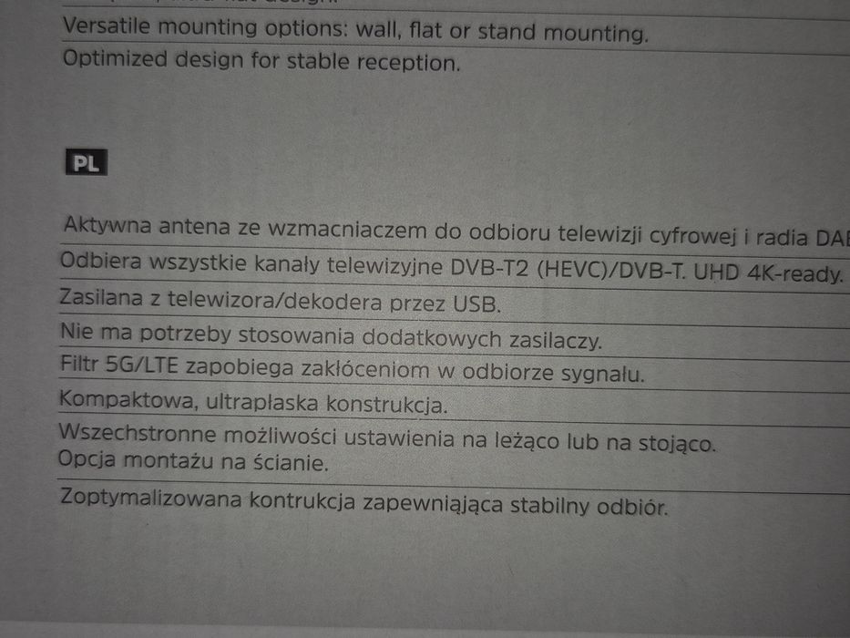 Abtena pokojowa  TECHNISAT SIimtenne 2