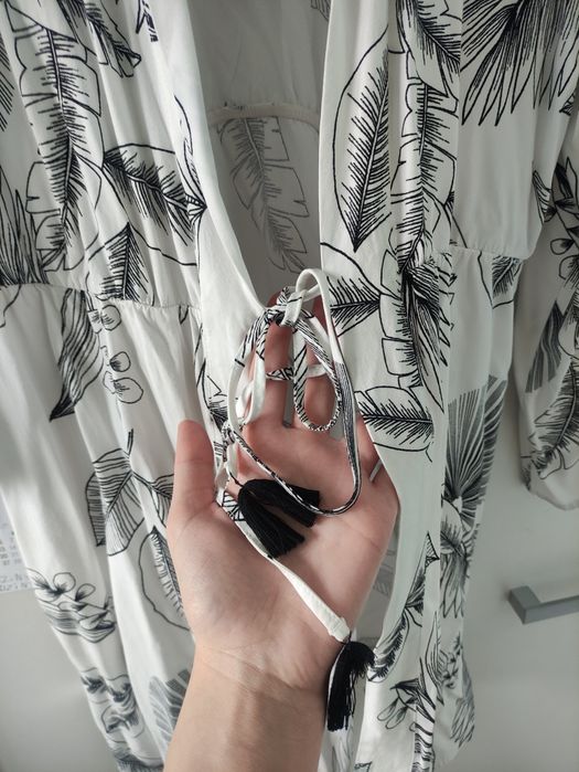 Szlafrok/narzutka/Boho  damski L